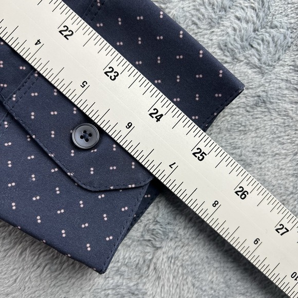 Mizzen Main Leeward Shirt Men's XL Geometric Print Classic Fit Dress Preppy L/S‎ - Picture 9 of 9